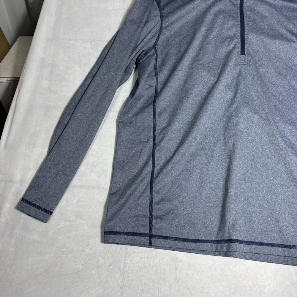The North Face Mens 1/4-Zip Sweatshirt‎ Gray Long Sleeve Mock Neck Outdoor XL